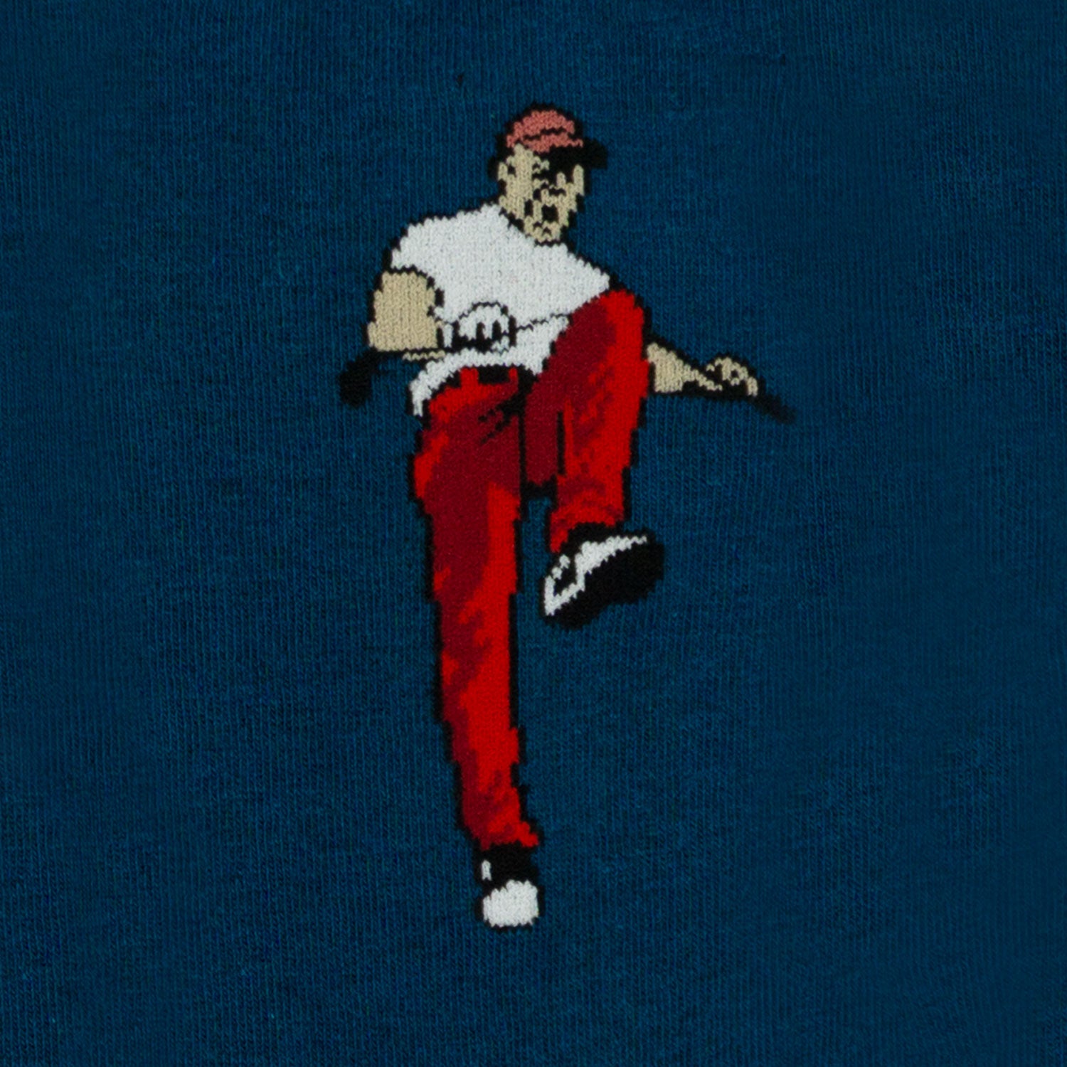 Socks Angry Golfer Navy - 2