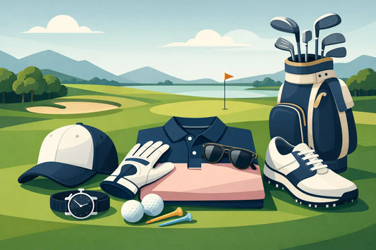 Hur matchar man golfaccessoarer snyggt på banan?