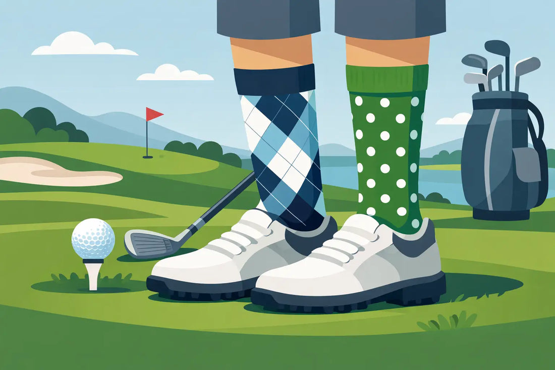 Så bär du mönstrade golfstrumpor med stil