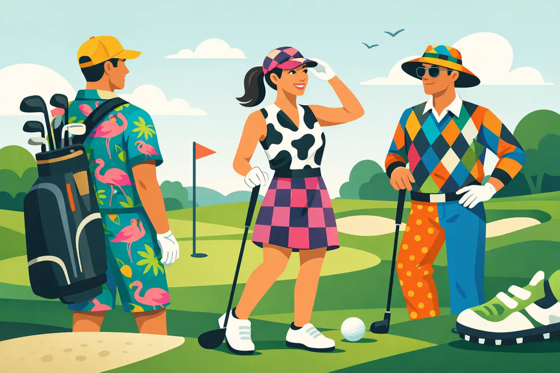 Roliga golfkläder som faktiskt sticker ut