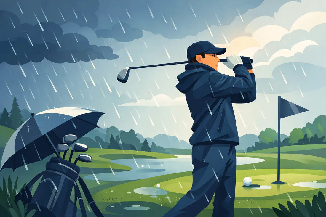 Guide för golfkläder i regn - spela med stil