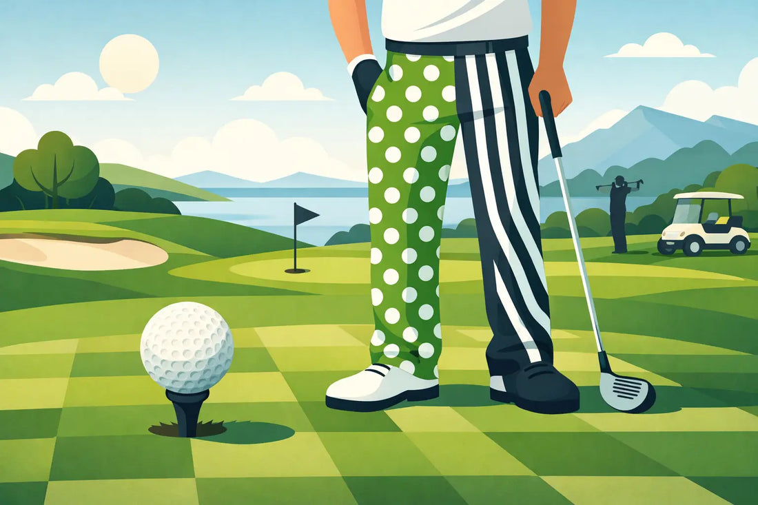 Får man ha mönster på golfbanan?