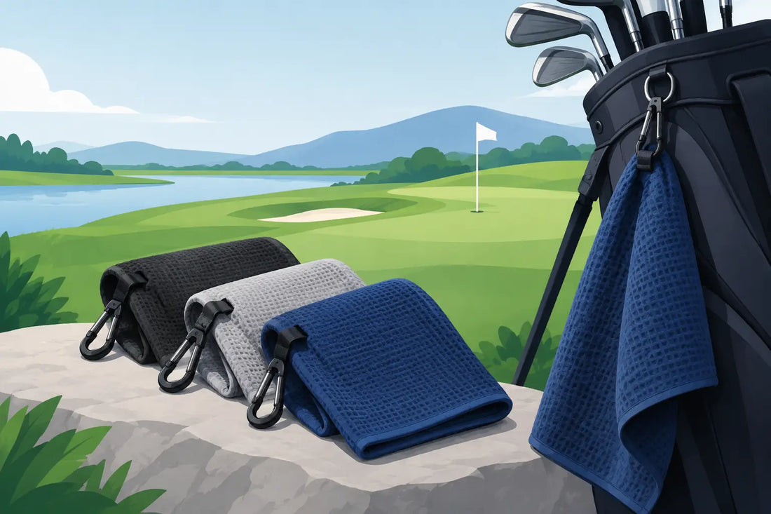 Bästa golfhanddukar med clips för din bag
