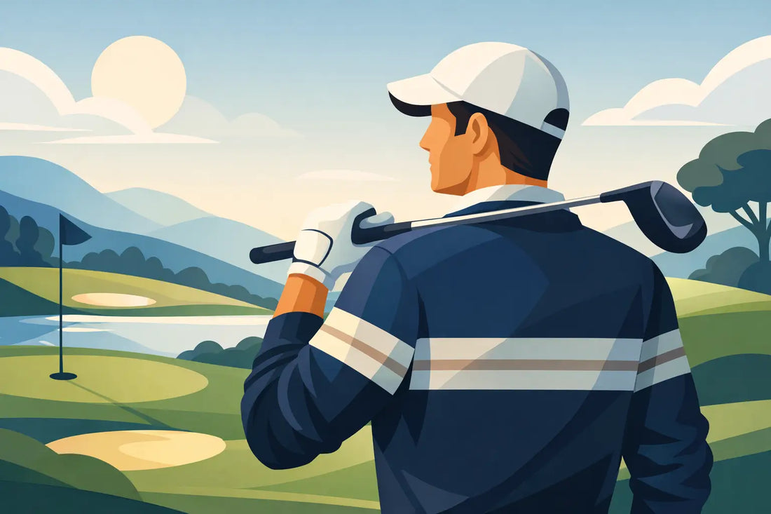 Golftröja med personlighet, utan ursäkter