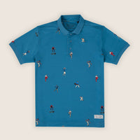 Angry Golfer Turquoise
