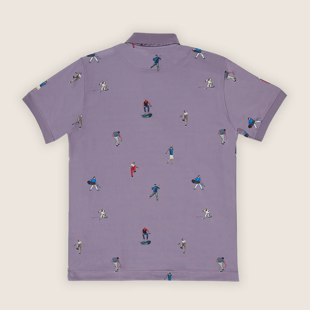 Angry Golfer Purple