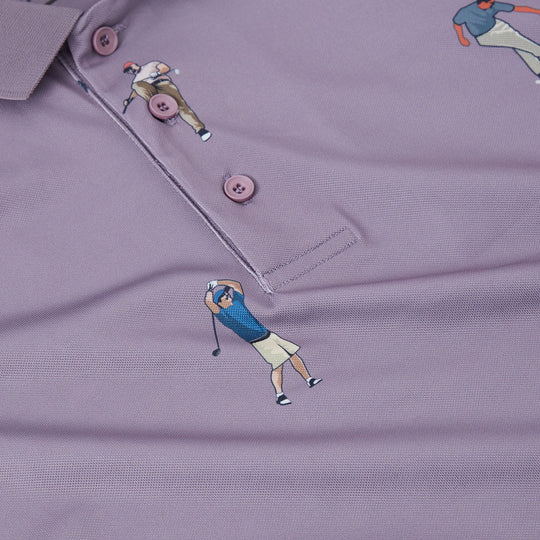 Angry Golfer Purple
