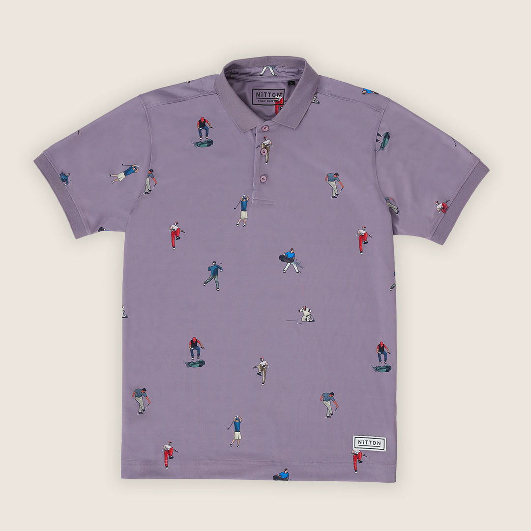 Angry Golfer Purple