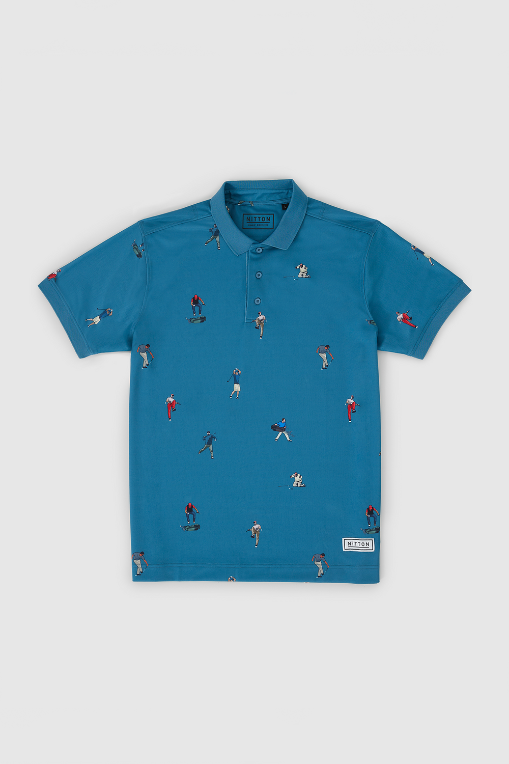 Angry Golfer Turquoise