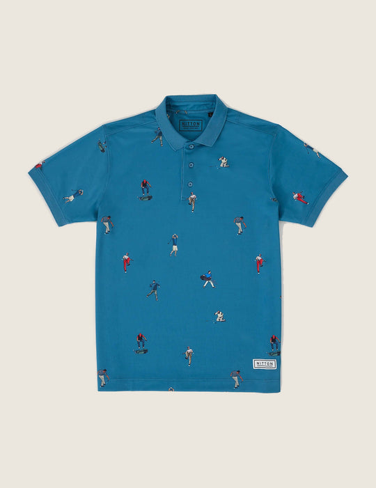 Angry Golfer Turquoise